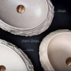 Umywalka nablatowa Rea Mika Warm Beige