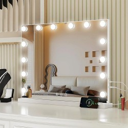 Lustro LED Hollywood Białe