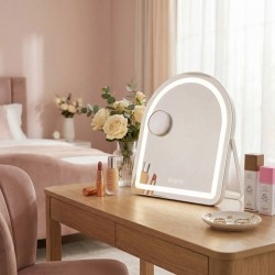 Lustro LED GLAM White 40x45cm