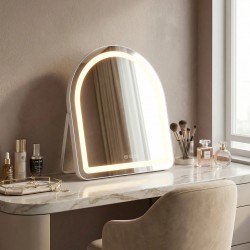 Lustro LED GLAM White 40x45cm