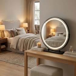 Lustro LED MAKE-UP Black 50 cm