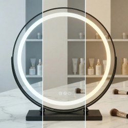 Lustro LED MAKE-UP Black 50 cm
