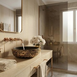 Umywalka nablatowa Rea Babilon Gold