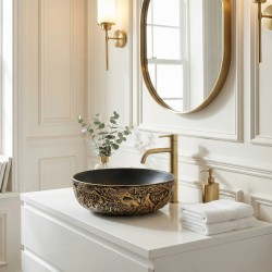 Umywalka nablatowa Rea Babilon Gold