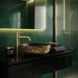 Umywalka nablatowa Rea Babilon Gold