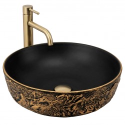 Umywalka nablatowa Rea Babilon Gold