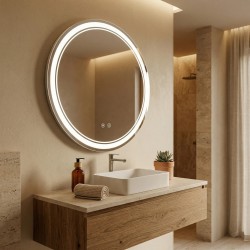 Lustro ścienne LED SOFT 80