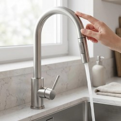 Bateria kuchenna Rea Fresh Touch Nikiel Szczotkowany