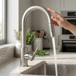 Bateria kuchenna Rea Fresh Touch Nikiel Szczotkowany