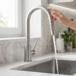 Bateria kuchenna Rea Fresh Touch Nikiel Szczotkowany