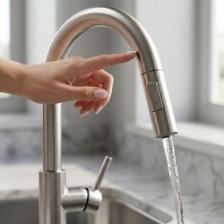 Bateria kuchenna Rea Fresh Touch Nikiel Szczotkowany