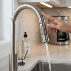 Bateria kuchenna Rea Fresh Touch Nikiel Szczotkowany