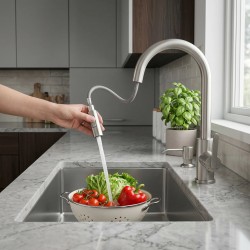 Bateria kuchenna Rea Ontario Nikiel Szczotkowany