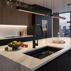 Bateria kuchenna Rea Ontario Czarna