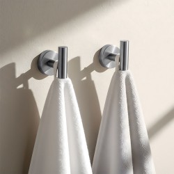 Zestaw akcesoriów łazienkowych Ari Nikiel Szczotkowany 4 elementy