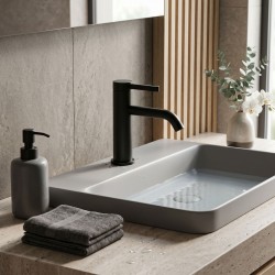 Bateria umywalkowa Rea Rivo Czarna