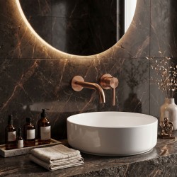 Bateria Umywalkowa Podtynkowa Rea Foster Miedź Szczotkowana