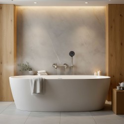 Bateria wannowa REA FOSTER Nikiel Szczotkowany