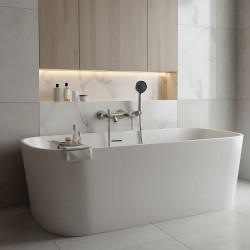 Bateria wannowa REA FOSTER Nikiel Szczotkowany