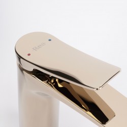 Bateria Umywalkowa PREMIUM REA Vision Złota Niska
