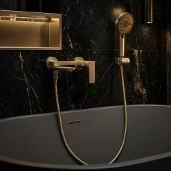 Bateria Wannowa PREMIUM REA Prime Złota Szczotkowana