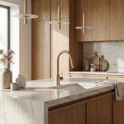 Bateria kuchenna Rea Ontario Złota Szczotkowana