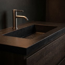 Bateria umywalkowa Rea Rivo Nikiel Szczotkowany