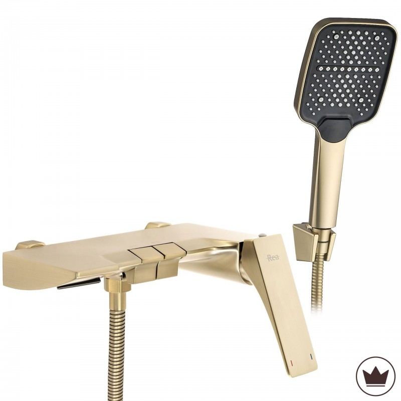 Bateria Wannowa PREMIUM REA Joe Złota Szczotkowana