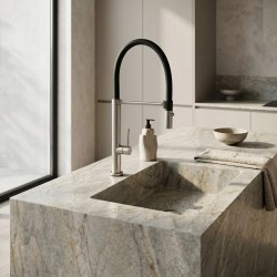 Bateria kuchenna Rea Viera Nikiel Szczotkowany