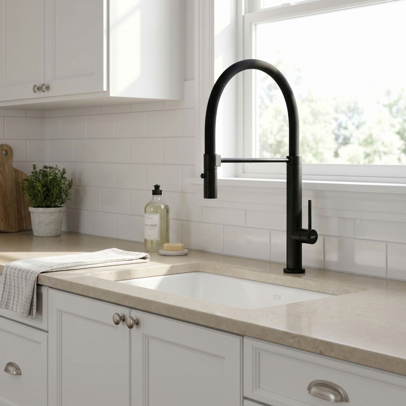 Bateria kuchenna Rea Viera Czarna