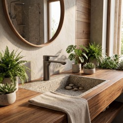 Bateria Umywalkowa REA Drop Tytan Niska