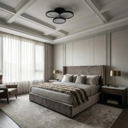 Lampa ścienna kinkiet LED APP1919-W Czarna