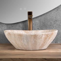 Umywalka nablatowa Rea Sofia Savana Matt