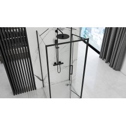 Kabina Prysznicowa Przyścienna Rapid Fold Black