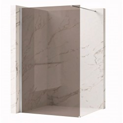 Kabina prysznicowa Walk-In Rea Flexi Brown / Chrome 140