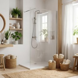 Kabina prysznicowa Walk-In Rea Flexi Transparent / Chrome 70