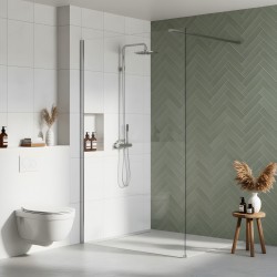 Kabina prysznicowa Walk-In Rea Flexi Transparent / Chrome 70