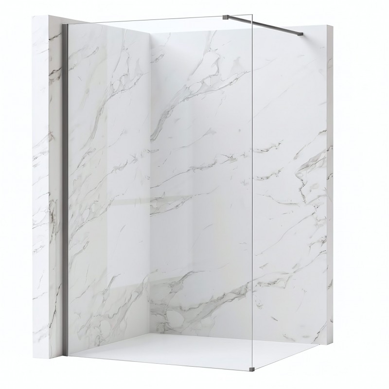 Kabina prysznicowa Walk-In Rea Flexi Transparent / Tytan 70